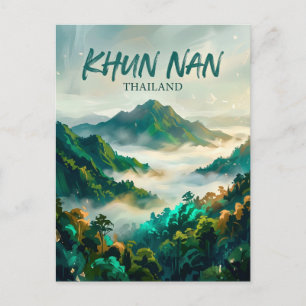 Carte Postale Parc national de Khun Nan Thaïlande