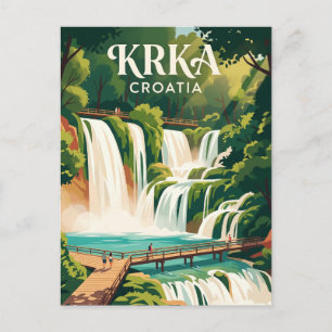 Carte Postale Parc national de Krka Croatie