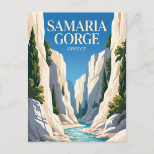 Carte Postale Parc national de la gorge de Samaria Grèce