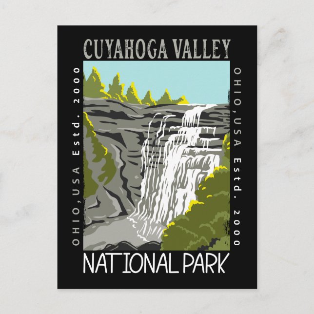 Carte Postale Parc national de la vallée de Cuyahoga Ohio en dif (Devant)