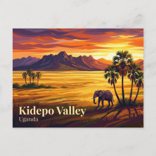 Carte Postale Parc national de la vallée de Kidepo Ouganda