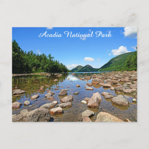 Carte Postale Parc national de l'Acadie Maine Jordan Pond Travel