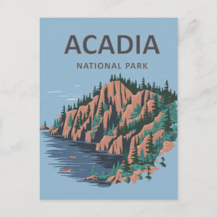 Carte Postale Parc national de l'Acadie Montagne Cadillac