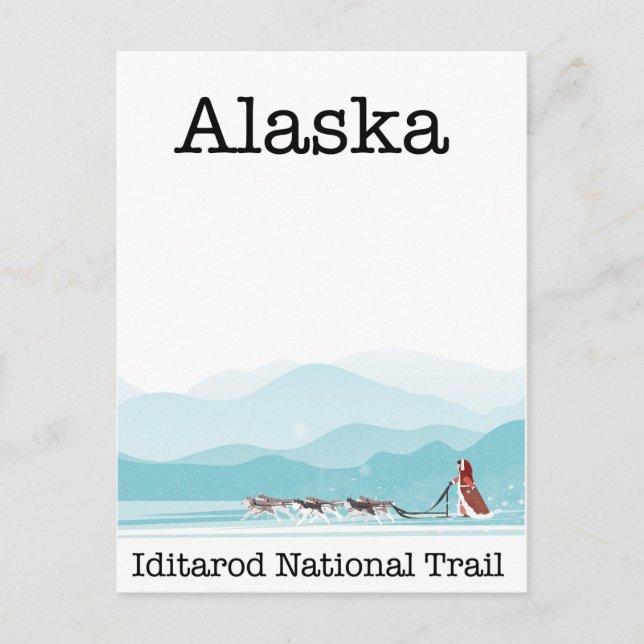 Carte Postale Parc national de l'Alaska (Devant)