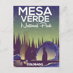Carte Postale Parc national de Mesa Verde poster de voyage