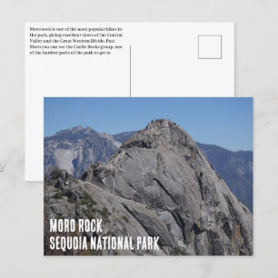 Carte Postale Parc national de Moro Rock Sequoia