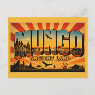 Carte Postale Parc national de Mungo, site du patrimoine mondial