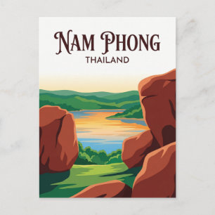 Carte Postale Parc national de Nam Phong Thaïlande