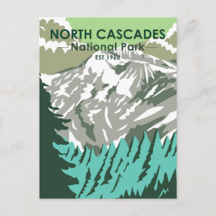 Carte Postale Parc national de North Cascades Goode Mountain Ret
