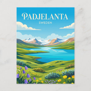 Carte Postale Parc national de Padjelanta en Suède