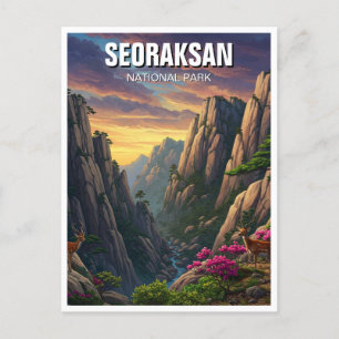 Carte Postale Parc national de Seoraksan Corée