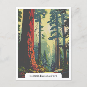 Carte Postale Parc national de Sequoia, Californie États-Unis