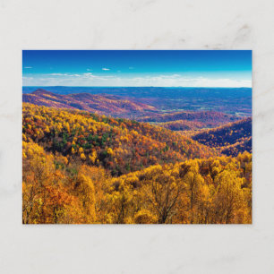Carte Postale Parc national de Shenandoah à Fall, Virginie