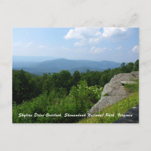 Carte Postale Parc national de Shenandoah Skyline Drive Pittores