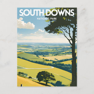 Carte Postale Parc national de South Downs