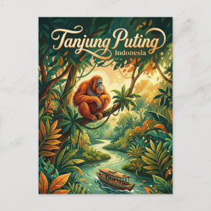 Carte Postale Parc national de Tanjung Puting Indonésie