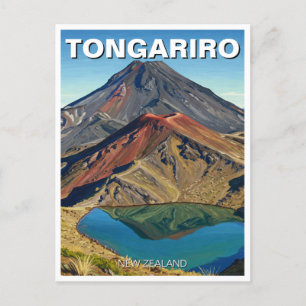 Carte Postale Parc national de Tongariro Voyage en Nouvelle-Zéla