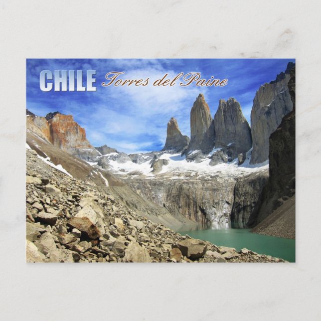 Carte Postale Parc national de Torres del Paine, Chili (Devant)