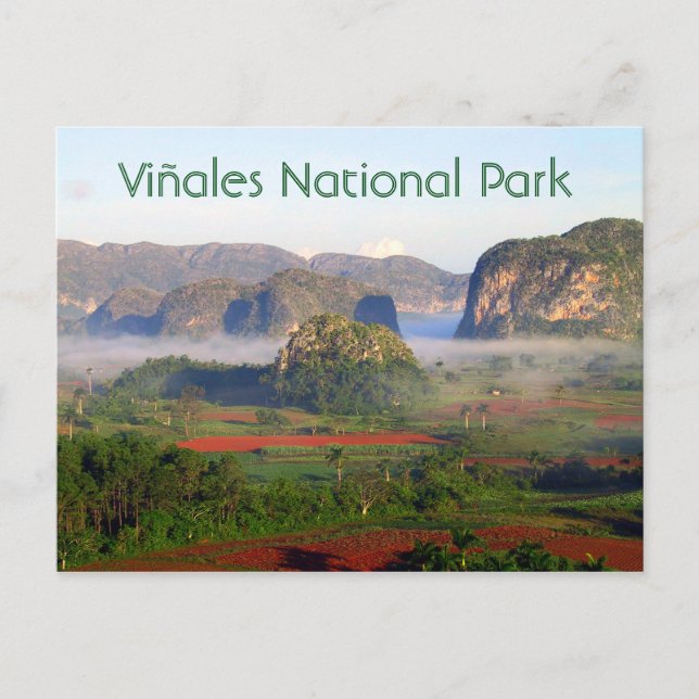 Carte Postale Parc national de Viñales, Pinar del Rio, Cuba (Devant)