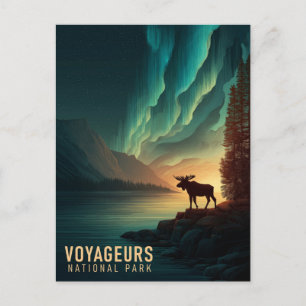 Carte Postale Parc national de Voyageurs Vintage
