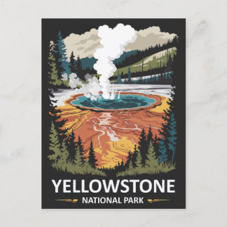 Carte Postale Parc national de Yellowstone