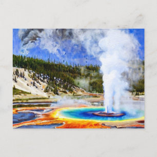 Carte Postale Parc national de Yellowstone