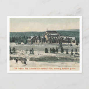 Carte Postale Parc national de Yellowstone, Old Faithful Inn, Gl