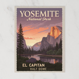 Carte Postale Parc national de Yosemite