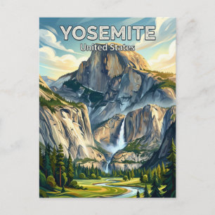 Carte Postale Parc national de Yosemite Californie