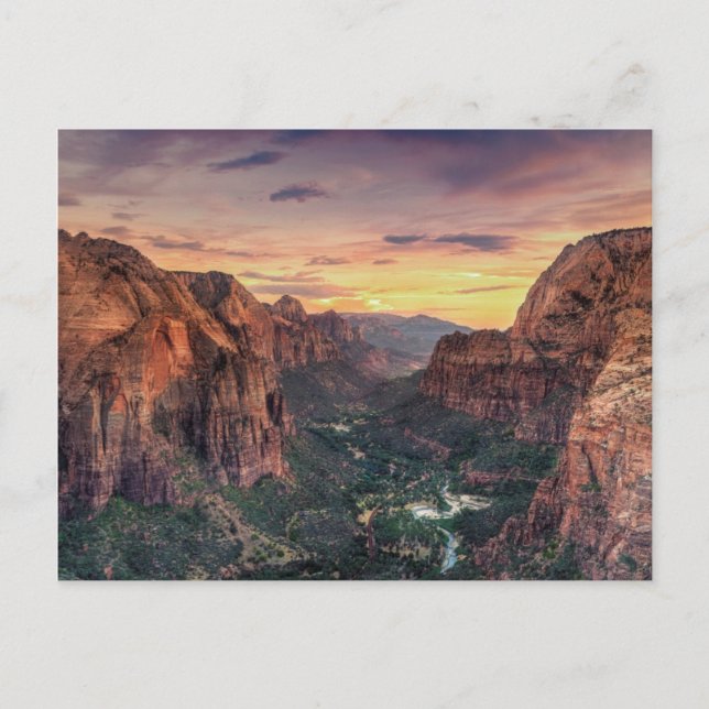 Carte Postale Parc national de Zion Canyon (Devant)