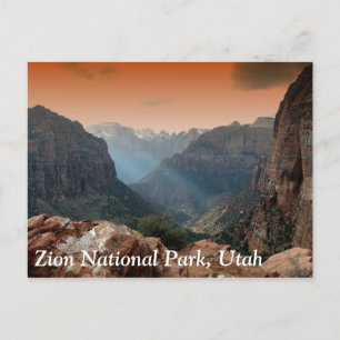 Carte Postale Parc national de Zion, Utah