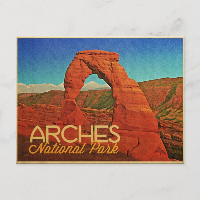Carte Postale Parc national des Arches (Devant)