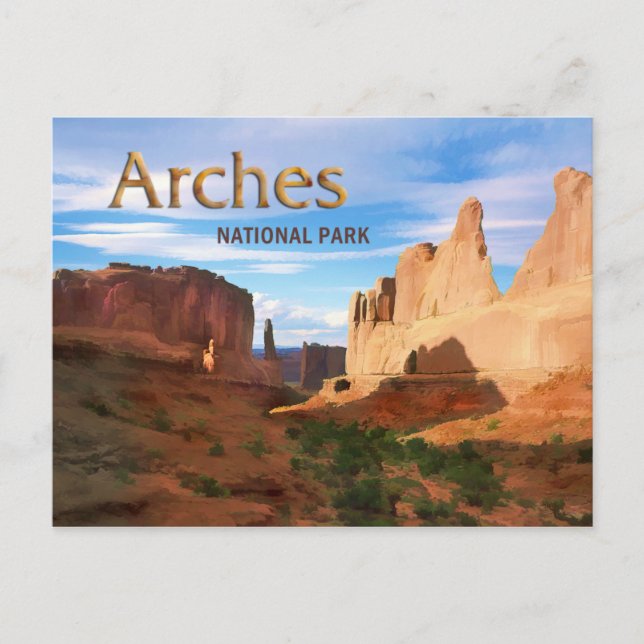 Carte Postale Parc national des Arches (Devant)