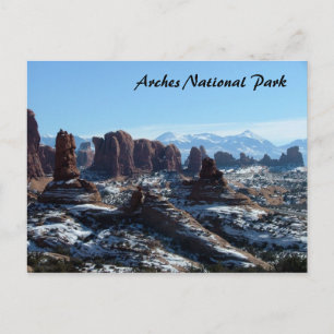 Carte Postale Parc national des Arches en hiver