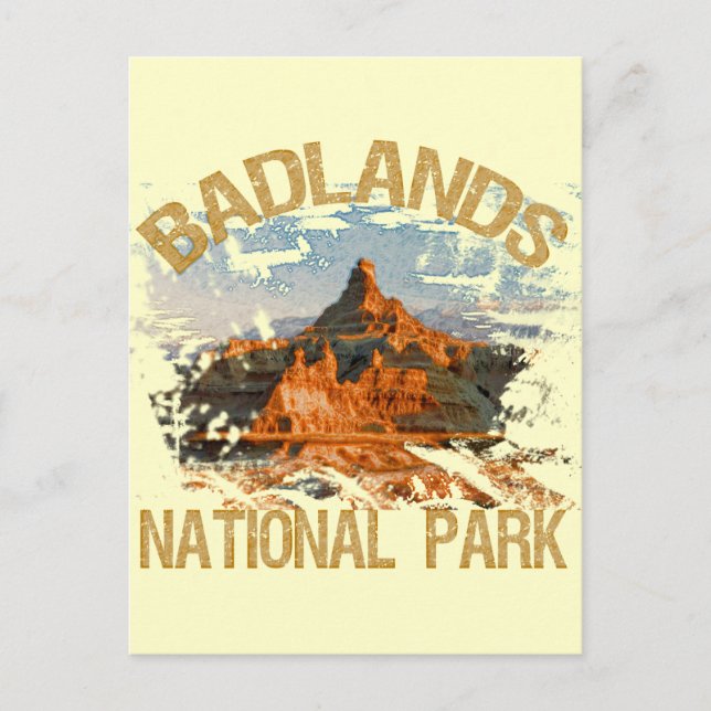 Carte Postale Parc national des Badlands (Devant)