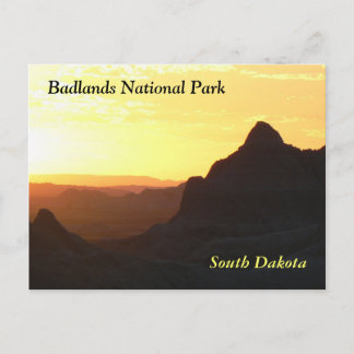 Carte postale "Parc national des Badlands"