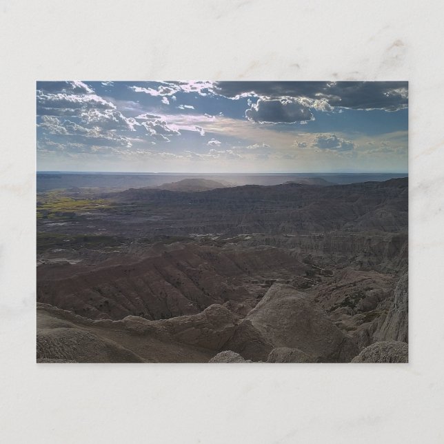 Carte Postale parc national des badlands Dakota du Sud (Devant)