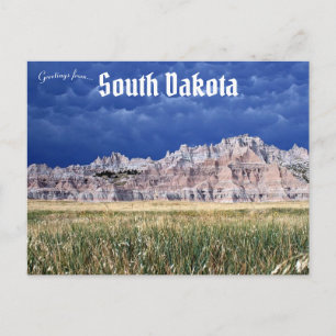 Carte Postale Parc national des Badlands dans le Dakota du Sud