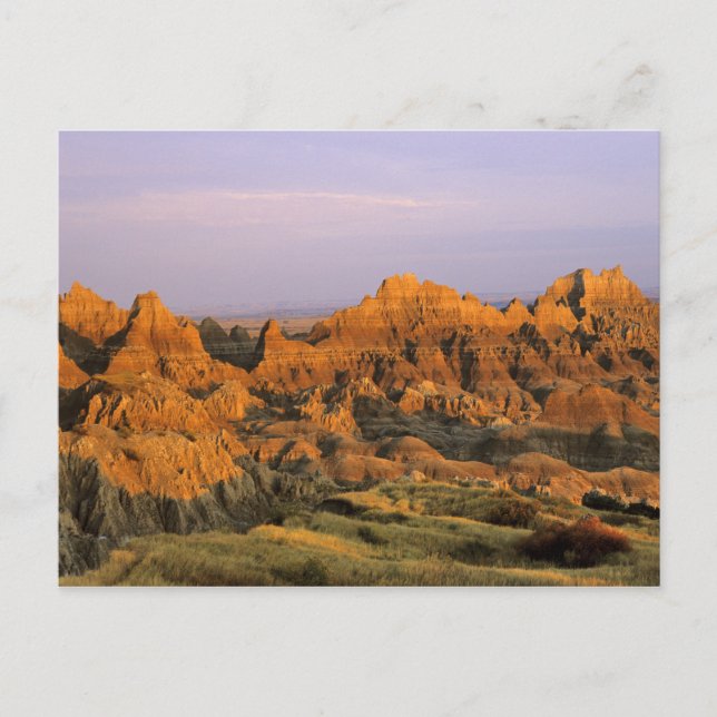 Carte Postale Parc national des Badlands dans le Dakota du Sud (Devant)
