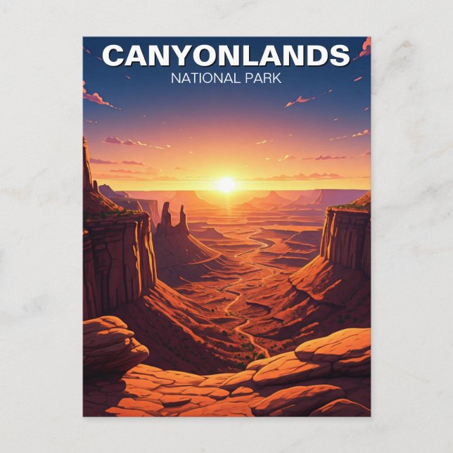 Carte Postale Parc national des Canyonlands Moab Utah (Devant)