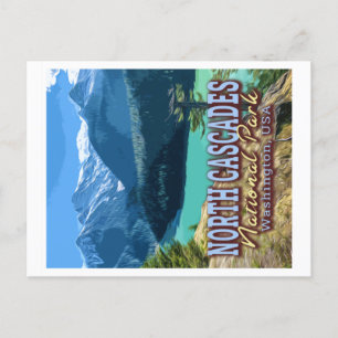 CARTE POSTALE PARC NATIONAL DES CASCADES DU NORD - WASHINGTON US