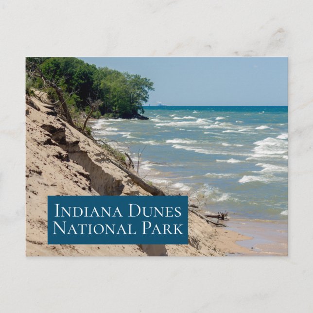Carte Postale Parc national des Dunes des Grands Lacs Indiana (Devant)