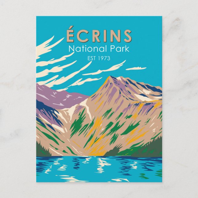 Carte Postale Parc national des Écrins Alpes Dauphines France (Devant)
