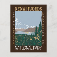 Parc national des fjords de Kenai Alaska Rétro en