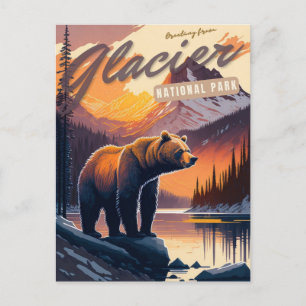 Carte Postale Parc national des Glaciers, Montana