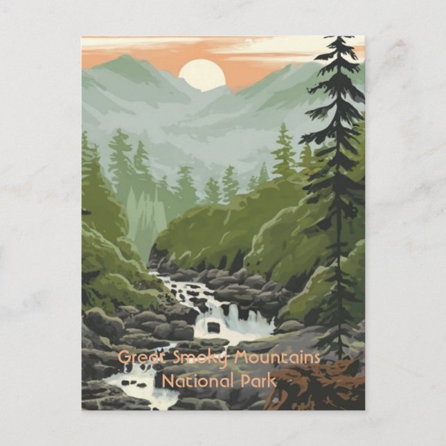 Carte Postale Parc national des Great Smoky Mountains (Devant)