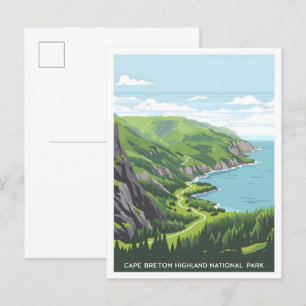 Carte Postale Parc national des Hautes-Terres-du-Cap-Breton Cana