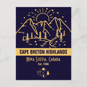 Carte Postale Parc national des Hautes-Terres-du-Cap-Breton Cana