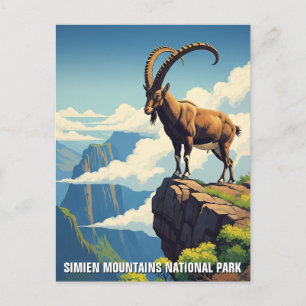 Carte Postale Parc national des monts Simien Ethiopie Travel