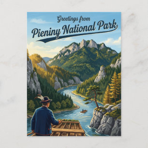 Carte Postale Parc national des Pieniny Pologne